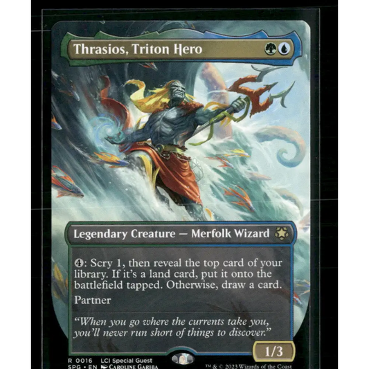Thrasios Triton Hero (Borderless) Special Guests #16 - Trading Card