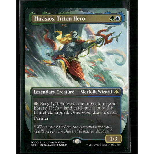 Thrasios Triton Hero (Borderless) Special Guests #16 - Trading Card