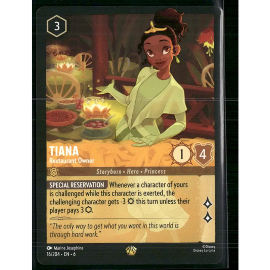 Tiana Azurite Sea #16/204 - Trading Card