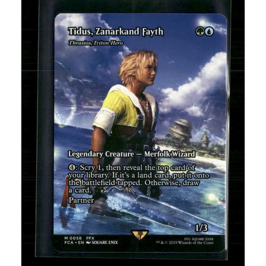 Tidus Zanarkand Fayth FINAL FANTASY: Through the Ages #58 - Trading Card