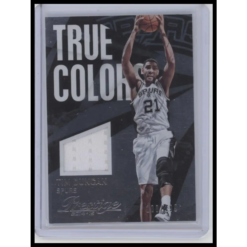 Tim Duncan 2014-15 Panini Prestige Plus #10 True Colors #/199