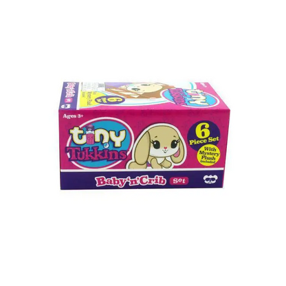 Tiny Tukkins Blind Pack - 6 piece set with Crib Accessories and a mystery Plush - Toys & Games