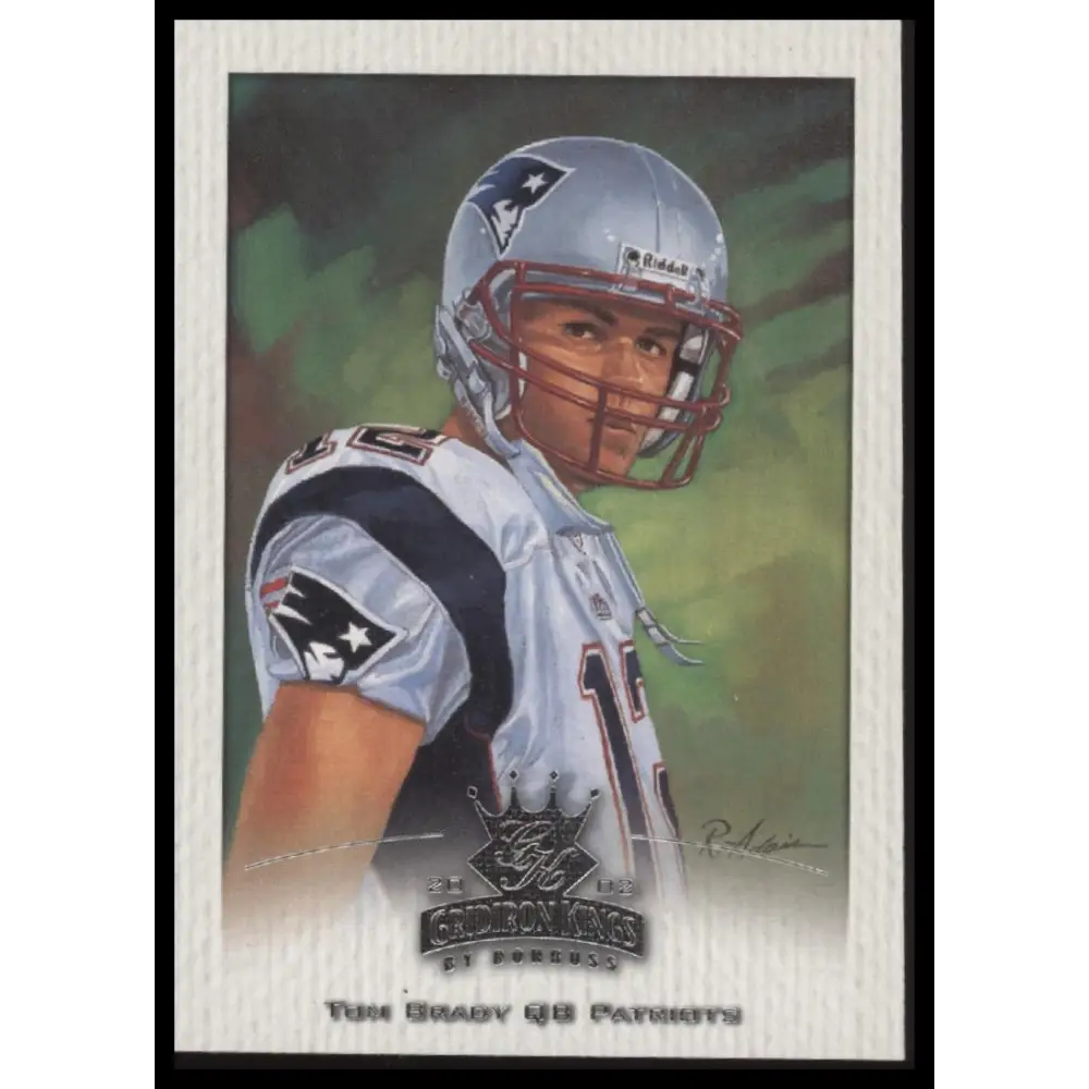 Tom Brady 2002 Donruss Gridiron Kings #55 - Trading Card
