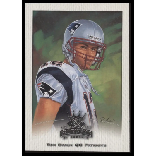 Tom Brady 2002 Donruss Gridiron Kings #55 - Trading Card