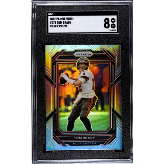 Tom Brady 2022 Panini Prizm #273 Silver Prizm SGC 8 - Graded Trading Card