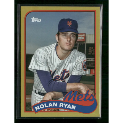 Tom Seaver / Nolan Ryan 2023 Topps 1989 Doubleheaders Gold Foil #/50 - Trading Card