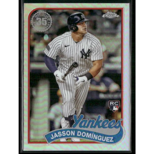 Topps Chrome #89CB-12 Jasson Domínguez 1989 Topps Baseball 35th Anniversary
