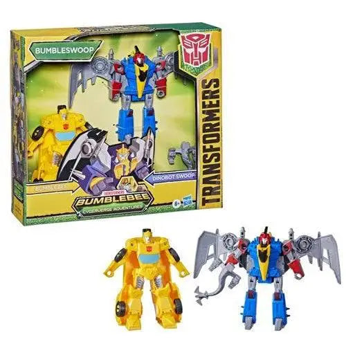 Transformers Bumblebee Cyberverse Adventures Dinobots Unite Dino Combiners Set - Select Set(s) - Bumbleswoop - Action &