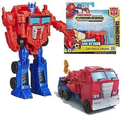 Transformers Cyberverse Action Attackers 1-Step Changer - Select Figure(s) - Optimus Prime - Toys & Games