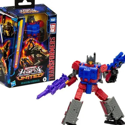 Transformers Generations Legacy Deluxe - Select Figure(s) - Quake with Tiptop & Heater - Action Figure
