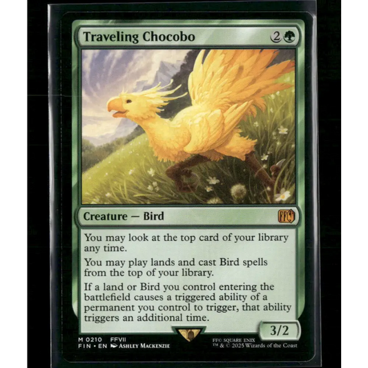 Traveling Chocobo FINAL FANTASY #210 - Trading Card