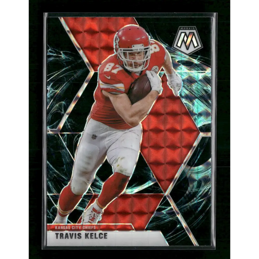 Travis Kelce 2020 Panini Mosaic #4 Prizm Genesis - Trading Card