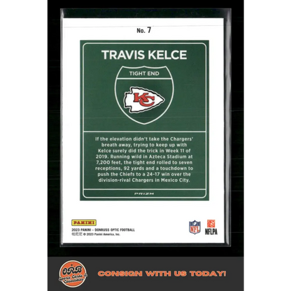 Travis Kelce 2024 Donruss #7 Downtown! - Trading Card