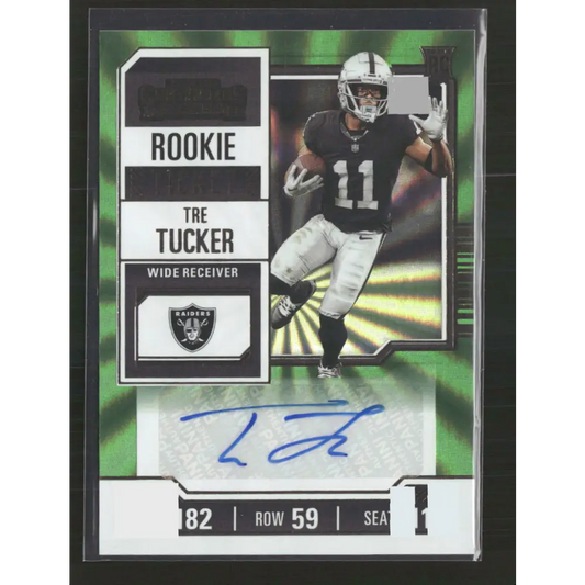 Tre Tucker 2023 Panini Contenders #136 - Trading Card