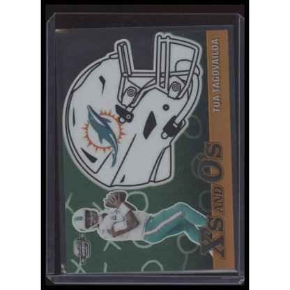 Tua Tagovailoa 2023 Panini Contenders Optic #XO-6 X’s and O’s Orange #/50 - Trading Card
