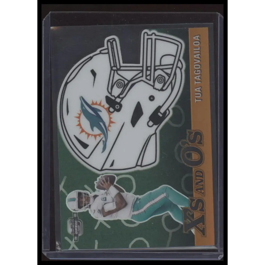 Tua Tagovailoa 2023 Panini Contenders Optic #XO-6 X’s and O’s Orange #/50 - Trading Card