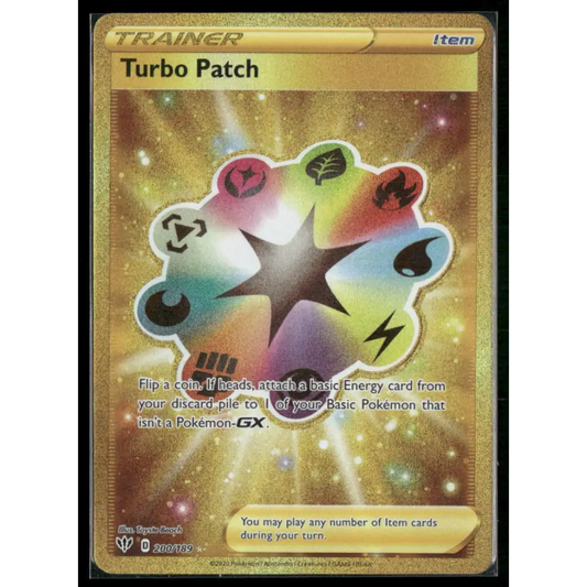 Turbo Patch (Secret) SWSH03: Darkness Ablaze 200/189