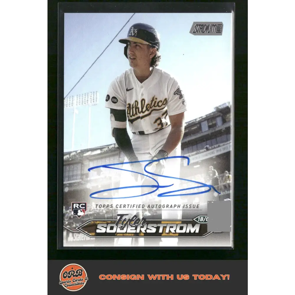 Tyler Soderstrom 2024 Stadium Club #SCBA-TS Autographs - Trading Card