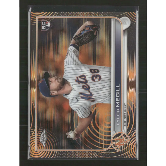 Tylor Megill 2022 Topps Chrome #212 Orange Refractor #/25 - Trading Card
