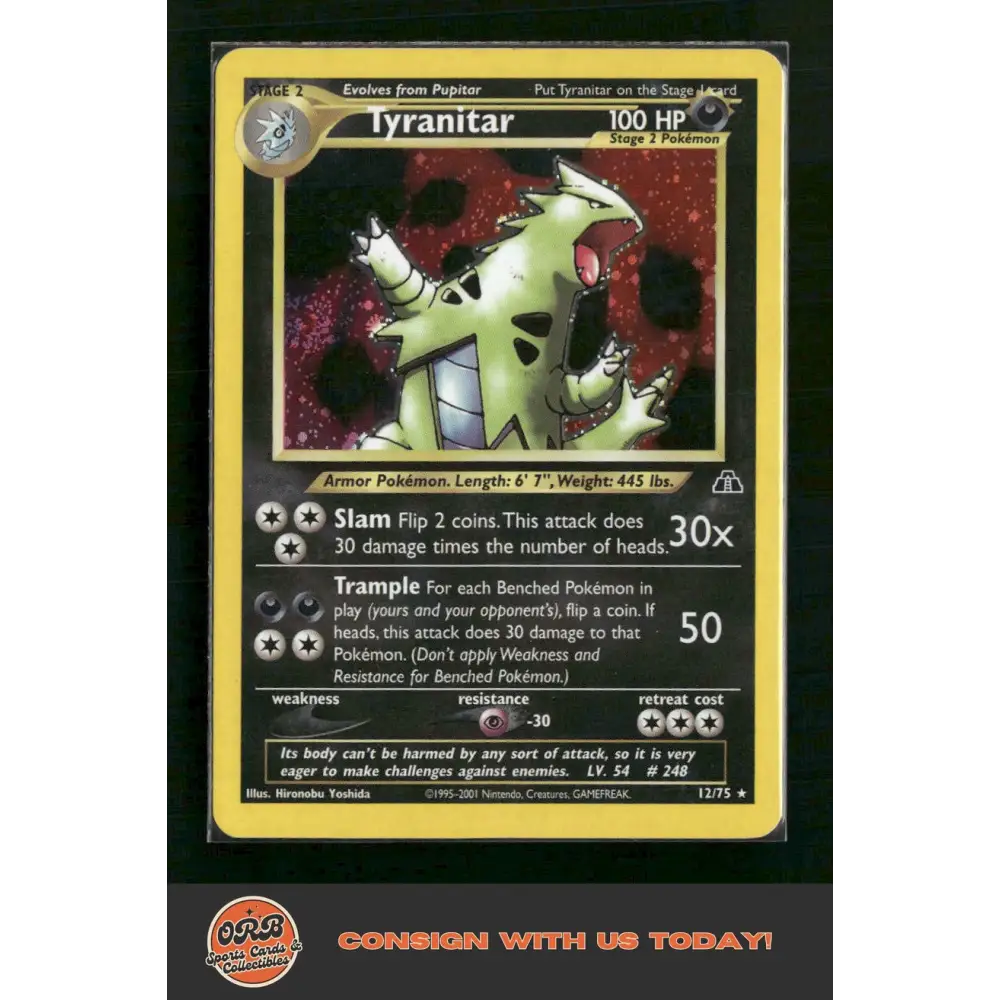 Tyranitar (12) Neo Discovery #12/75 - Trading Card