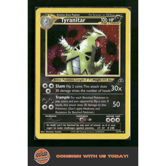 Tyranitar (12) Neo Discovery #12/75 - Trading Card