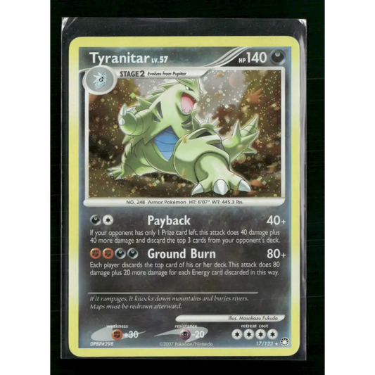 Tyranitar Mysterious Treasures #17/123 - Trading Card