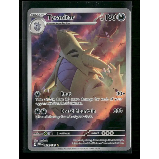 Tyranitar SV02: Paldea Evolved #222/193 - Trading Card