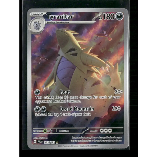 Tyranitar SV02: Paldea Evolved #222/193 - Trading Card