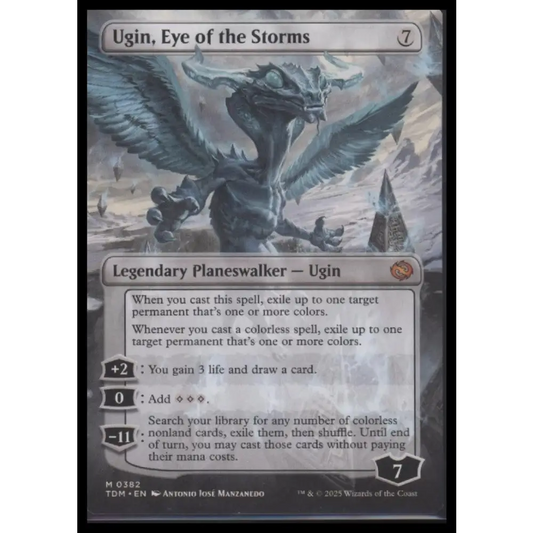 Ugin Eye of the Storms (Borderless) Tarkir: Dragonstorm #382