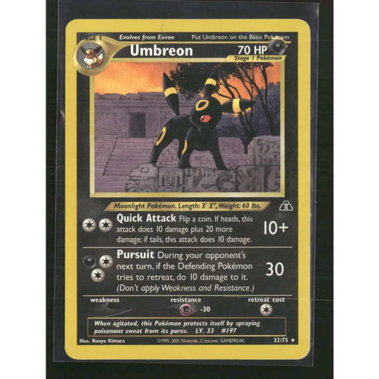 Umbreon (32) Neo Discovery #32/75 - Trading Card