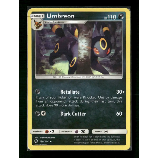 Umbreon Blister Exclusives #120/214 - Trading Card