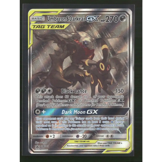 Umbreon & Darkrai GX SM Promos #SM241 - Trading Card