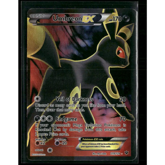 Umbreon EX (Full Art) XY - Fates Collide #119/124 - Trading Card