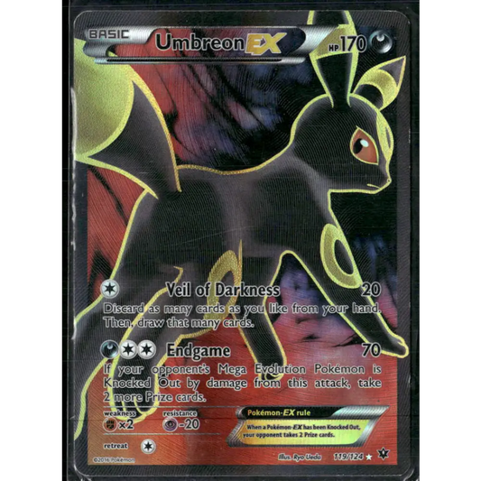 Umbreon EX (Full Art) XY - Fates Collide #119/124 - Trading Card