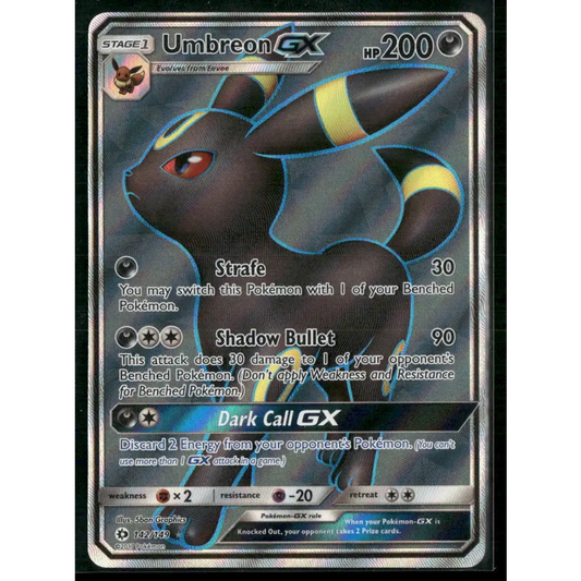 Umbreon GX (Full Art) SM Base Set #142/149
