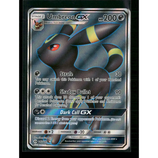 Umbreon GX (Full Art) SM Base Set #142/149 - Trading Card