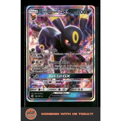 Umbreon GX SM Base Set #80/149 - Trading Card