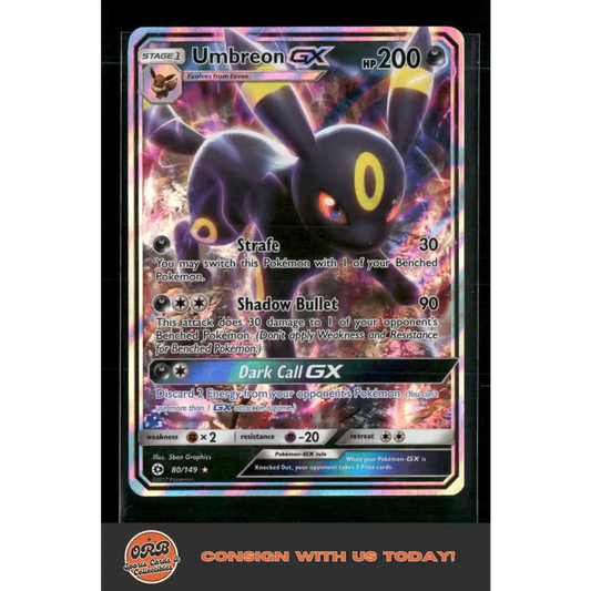 Umbreon GX SM Base Set #80/149 - Trading Card
