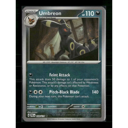 Umbreon (Master Ball Pattern) SV: Prismatic Evolutions #059/131 - Trading Card