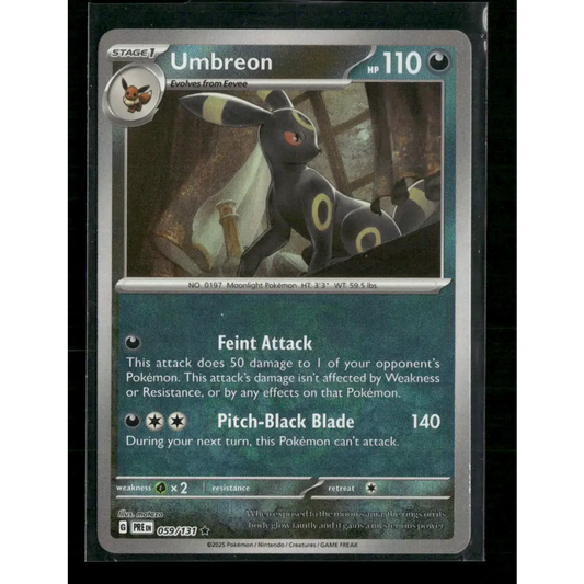 Umbreon (Master Ball Pattern) SV: Prismatic Evolutions #059/131 - Trading Card