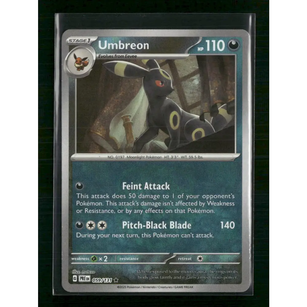 Umbreon (Master Ball Pattern) SV: Prismatic Evolutions #059/131 - Trading Card