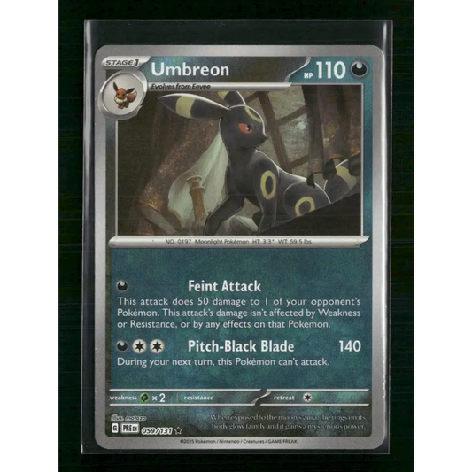 Umbreon (Master Ball Pattern) SV: Prismatic Evolutions #059/131 - Trading Card
