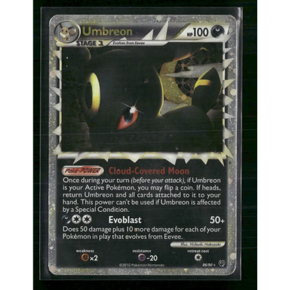Umbreon (Prime) Undaunted #86/90 - Damaged - Trading Card