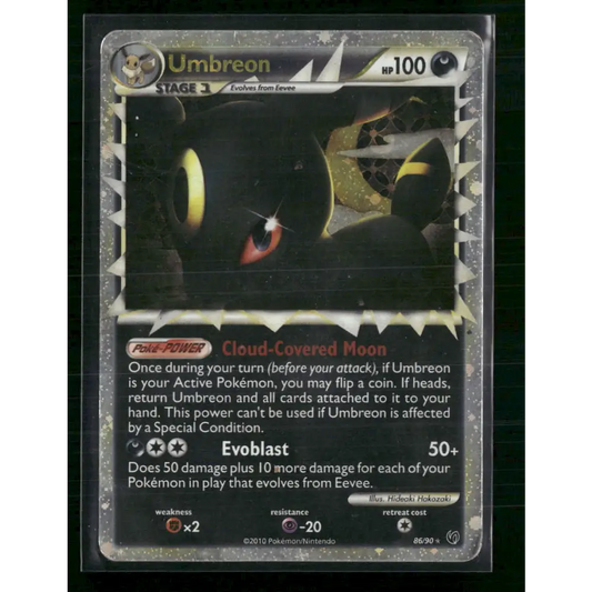 Umbreon (Prime) Undaunted #86/90 - Damaged - Trading Card