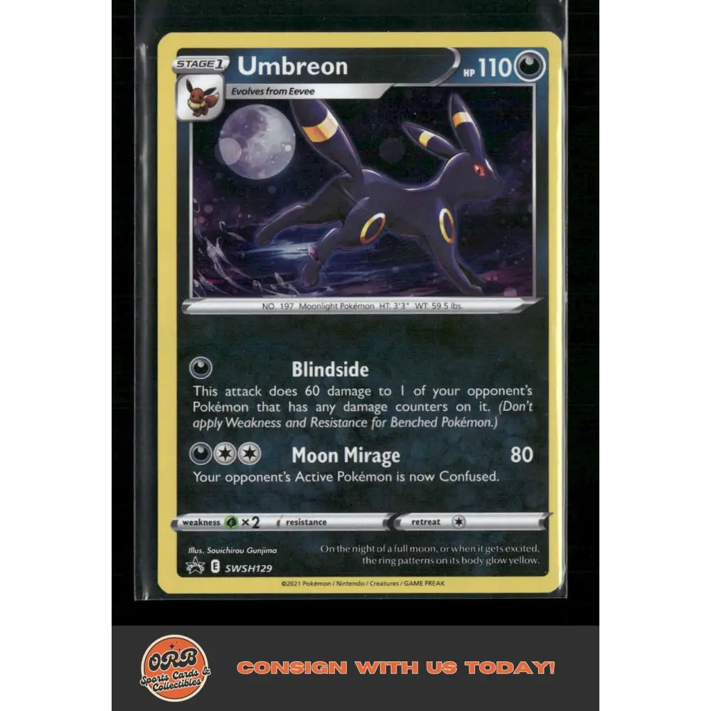 Umbreon SWSH: Sword & Shield Promo Cards #SWSH129 - Trading Card