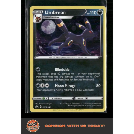 Umbreon SWSH: Sword & Shield Promo Cards #SWSH129 - Trading Card