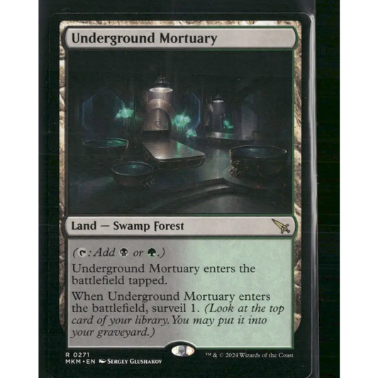 Underground Mortuary Promo Pack: Murders at Karlov Manor #271 - Trading Card