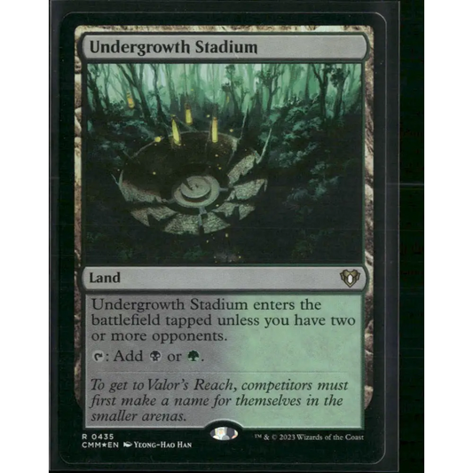 Undergrowth Stadium Commander Masters #435 Foil - Trading Card