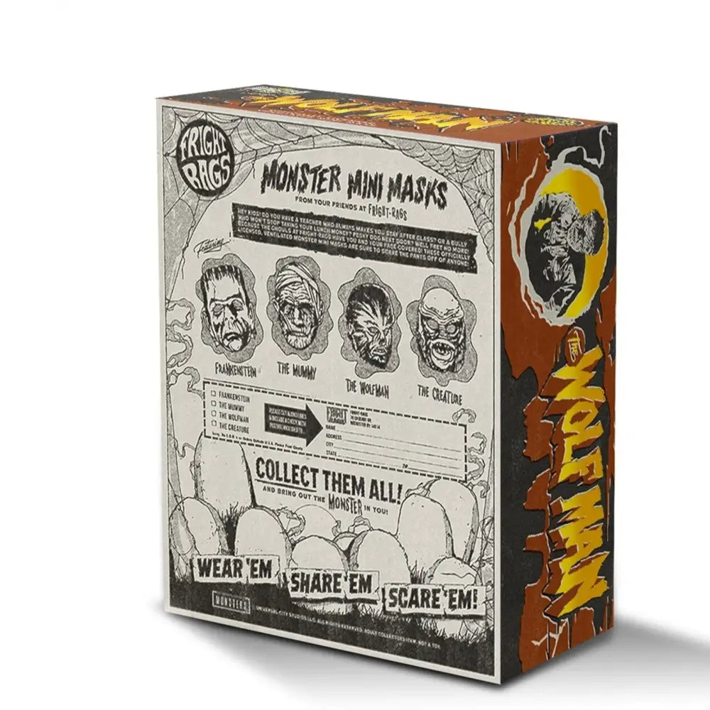 Universal Monsters B&W Or Color PX Mini Mask - Select Figure(s) - Toys & Games