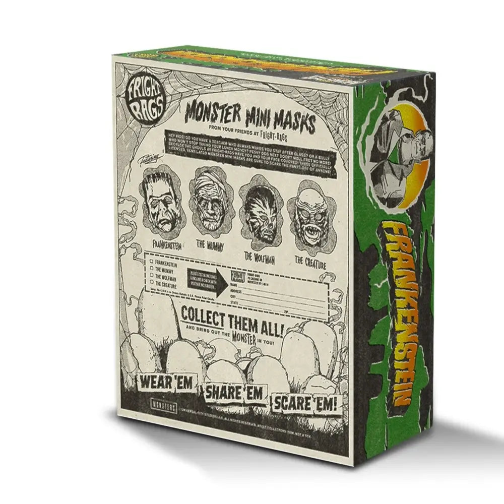 Universal Monsters B&W Or Color PX Mini Mask - Select Figure(s) - Toys & Games